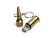 USB 3.0- флешка на 64 Гб в виде патрона от АК-47, бронзовый, металл