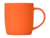Кружка с покрытием soft-touch «Dalgona», оранжевый, soft touch
