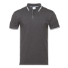 Рубашка поло унисекс STAN хлопок/эластан 200, 05, Тёмный меланж с контрастом, 200 гр/м2, эластан