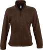 Куртка женская North Women, коричневая, коричневый, полиэстер 100%, плотность 300 г/м²; флис