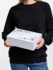 Коробка Frosto, S, белая, белый, картон