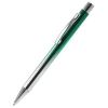 Ручка металлическая Синергия, зеленая, зеленый