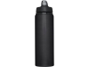 Бутылка спортивная «Fitz», черный, пластик, алюминий