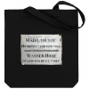 Холщовая сумка «Наводнение 1824», черная, черный, хлопок