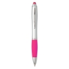 Ручка-стилус, розовый, пластик