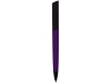Ручка пластиковая soft-touch шариковая «Taper», черный, фиолетовый, soft touch