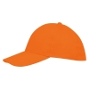 Бейсболка Buffalo, оранжевая, оранжевый, хлопок