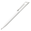 Ручка шариковая ZINK, белый, пластик, белый, пластик