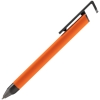 Ручка шариковая Standic с подставкой для телефона, оранжевая, оранжевый