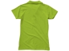 Рубашка поло "First" женская, зеленый, хлопок