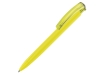 Ручка пластиковая шариковая трехгранная «Trinity K transparent Gum» soft-touch, желтый, soft touch