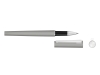 Ручка металлическая роллер «Brush R GUM» soft-touch с зеркальной гравировкой, серый, soft touch
