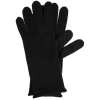 Перчатки Alpine, удлиненные, черные, черный, шерсть