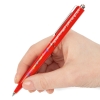 Ручка шариковая Senator Point, ver.2, красная, красный, пластик; металл
