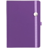 Ежедневник Favor Metal, недатированный, фиолетовый, фиолетовый, искусственная кожа; покрытие софт-тач; металл