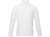 Куртка флисовая «Amber» мужская из переработанных материалов, белый, полиэстер