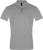 Рубашка поло мужская Perfect Men 180 серый меланж, серый, хлопок 85%; вискоза, 15%; плотность 180 г/м²; пике