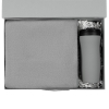 Набор Proforma, серый, серый, крышка, термостакан - пластик, внутренняя колба; нержавеющая сталь, корпус; покрытие софт-тач; плед - флис, плотность 180 г/м²; коробка - переплетный картон; наполнитель - бумага