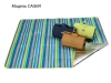 Двусторонний коврик для пикника под заказ, алюминиевая фольга; полиэстер