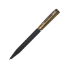 M1, ручка шариковая, черный/золотистый, пластик, металл, софт-покрытие, золотистый, черный, пластик, металл, софт-покрытие