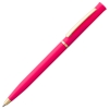 Ручка шариковая Euro Gold, розовая, розовый, пластик; металл