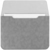 Чехол для ноутбука Nubuk, светло-серый, серый, кожзам