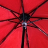 Зонт  Glamour, черно-красный, красный