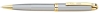 Ручка шариковая Pierre Cardin GAMME. Цвет - бежево-серебристый. Упаковка Е или Е-1., серебристый, нержавеющая сталь, ювелирная латунь