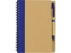 Подарочный набор Essentials с флешкой и блокнотом А5 с ручкой, синий, натуральный, пластик, металл, бумага