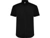 Рубашка «Aifos» мужская с коротким рукавом, черный, полиэстер, хлопок