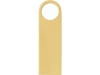 USB 2.0- флешка на 8 Гб с мини чипом, компактный дизайн с круглым отверстием, желтый, металл