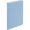 Ежедневник Flex Shall, недатированный, голубой, голубой, искусственная кожа; покрытие софт-тач