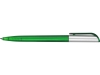 Ручка пластиковая шариковая «Арлекин», зеленый, серебристый, пластик