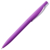 Ручка шариковая Pin Soft Touch, фиолетовая, фиолетовый, пластик; покрытие софт-тач