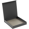 Коробка Senzo, серая, серый, переплетный картон; покрытие софт-тач