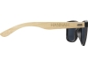 Солнцезащитные очки «Sun Ray» с бамбуковой оправой, черный, пластик, бамбук