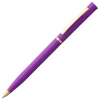 Ручка шариковая Euro Gold, фиолетовая, фиолетовый, пластик; металл