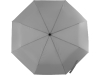 Зонт «Picau» из переработанного пластика в сумочке, серый, полиэстер, soft touch