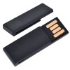USB flash-карта "Clip" (8Гб), черная, 3,8х1,2х0,5см, пластик, черный, пластик