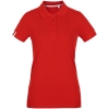 Рубашка поло женская Virma Premium Lady, красная, красный, хлопок