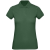 Рубашка поло женская Inspire, темно-зеленая, зеленый, хлопок
