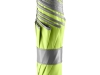 Зонт-трость «Double face», зеленый, серый, полиэстер, soft touch