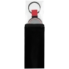 Брелок Stalker, ver.3, красный, красный, фурнитура - металл; петля - искусственная кожа; вставка - пластик
