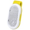 Светоотражатель с фонариком на клипсе HESPAR, желтый, пластик, желтый, пластик