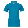 Рубашка поло женская STAN хлопок/полиэстер 185, 04WL, Лазурный, 185 гр/м2, хлопок