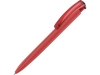 Ручка пластиковая шариковая трехгранная «Trinity K transparent Gum» soft-touch, красный, soft touch