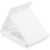 Рамка Transparent с шубером, белая, белый, рамка - пластик; шубер - бумага