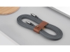 Кабель USB-C - Lightning MFI «LINK-C», QC/PD, 1.5 м, серый, металл