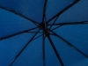 Зонт складной «Britney» с большим куполом, автомат, синий, полиэстер, soft touch