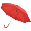Зонт-трость с пластиковой ручкой, механический; красный; D=103 см; 100% полиэстер 190 T, красный, 100% полиэстер, плотность 190 г/м2